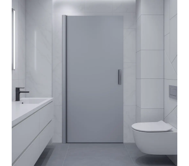 Стеклянная дверь в душевую Sunways Blur 90 см матовое стекло