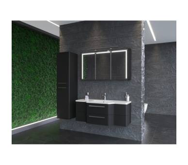 Тумба в ванную подвесная Botticelli Levanto Lv-128 серая