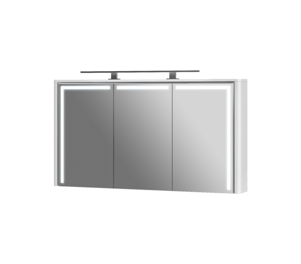 Дзеркальна шафа Botticelli Levanto LvM-128 біла