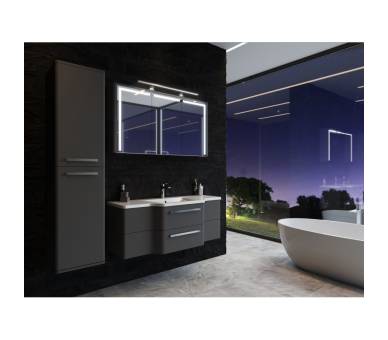 Зеркальный шкаф Botticelli Levanto LvM-128 белый