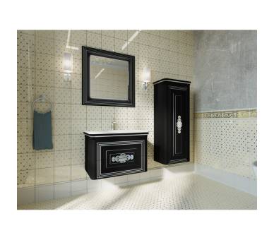 Тумба у ванну підвісна Botticelli Treviso T-100 чорна