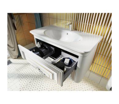 Тумба в ванную подвесная Botticelli Treviso T-100 черная