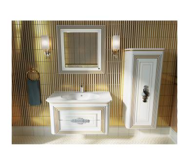 Дзеркало Botticelli Treviso TM-80 біле з LED-підсвіткою