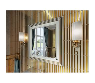 Дзеркало Botticelli Treviso TM-80 біле з LED-підсвіткою