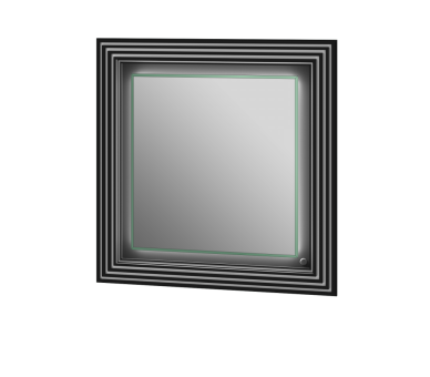 Дзеркало Botticelli Treviso TM-80 чорне з LED-підсвіткою
