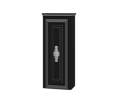 Пенал подвесной Botticelli Treviso TP-190 черный