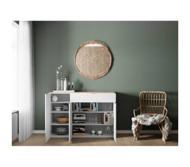 Комод напольный Botticelli Agora AgK-135 белый