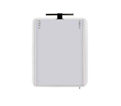 Дзеркальна шафа MDD Сорренто Black ЗШ-50 з підсвіткою