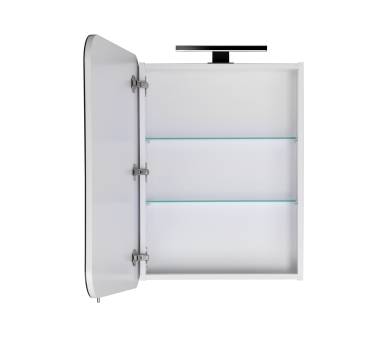 Дзеркальна шафа MDD Сорренто Black ЗШ-60 з підсвіткою