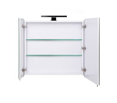 Зеркальный шкаф MDD Сорренто Black ЗШ-80 с подсветкой