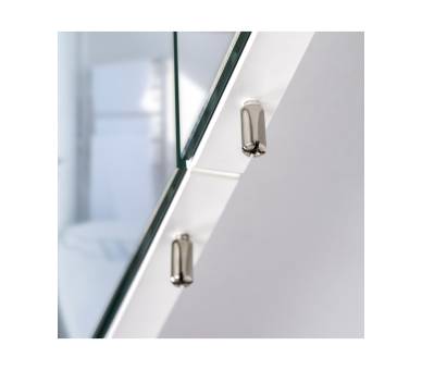 Зеркальный шкаф MDD Сорренто Black ЗШ-80 с подсветкой