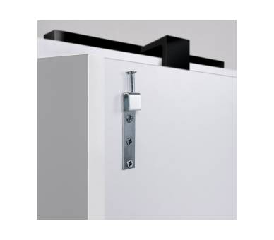 Зеркальный шкаф MDD Руна Black 41 с подсветкой