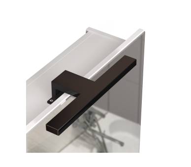 Дзеркальна шафа MDD Руна Black 80 з підсвіткою