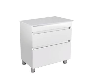 Тумба в ванную напольная MDD MoonShine 80 со столешницей