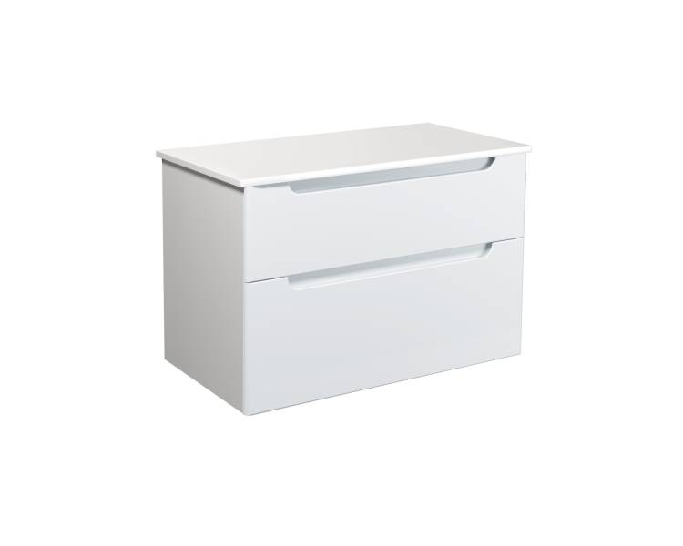 Тумба в ванную подвесная MDD Malaga 80-A со столешницей