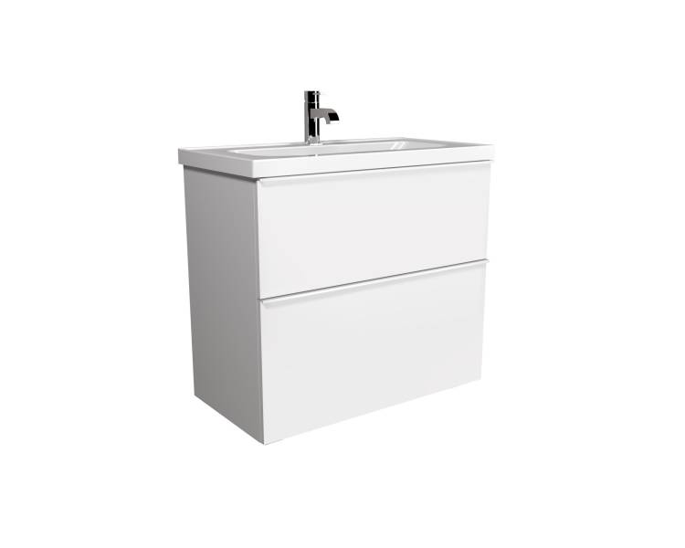 Тумба в ванную универсальная MDD Grin 80-U с умывальником Fenova 80