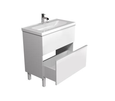 Тумба у ванну універсальна MDD Grin 80-U з умивальником Fenova 80