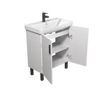 Тумба в ванную универсальная MDD Idea 70-U с умывальником River 70