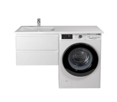 Тумба у ванну підвісна MDD Unik 60-A з умивальником Adam 120 L