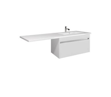 Тумба у ванну підвісна MDD Prime 80-А з умивальником Adam 140 R