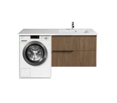 Тумба в ванную подвесная MDD Grace 80-A с умывальником Adam 140 R