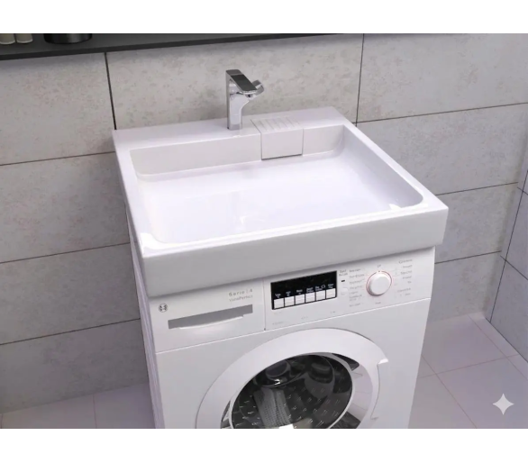 Акриловий умивальник на пральну машину Redokss San DEYMOS NEW 60х50х9,5