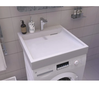 Акриловый умывальник на стиральную машину Redokss San FOBOS NEW 60x60x9,5