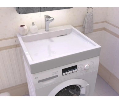 Акриловый умывальник на стиральную машину Redokss San FOBOS NEW 60x55x9,5