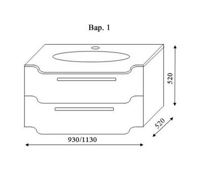 Тумба у ванну кімнату Marsan Alexandra