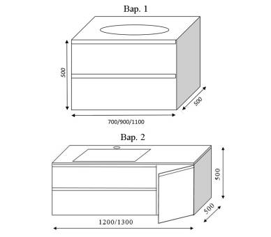 Тумба в ванную комнату Marsan Adele-1