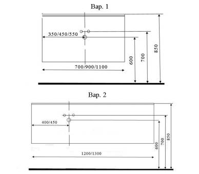 Тумба у ванну кімнату Marsan Adele-1