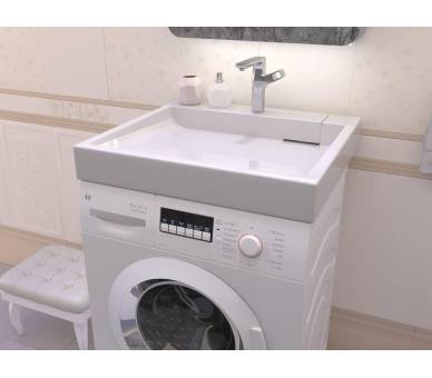 Акриловый умывальник на стиральную машину Redokss San FOBOS NEW 60х50х9,5