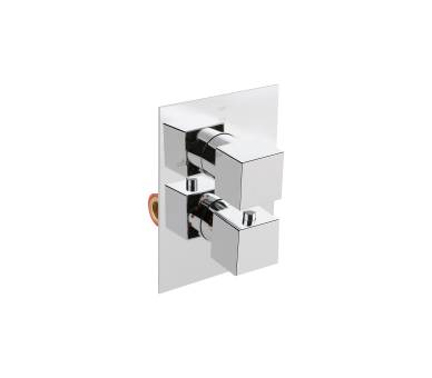 Душевая система скрытая термо. 2 потр. Qtap Aquarius Chrome