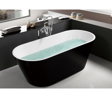 Окремостояча акрилова ванна Atlantis C-3004 Black 170x75
