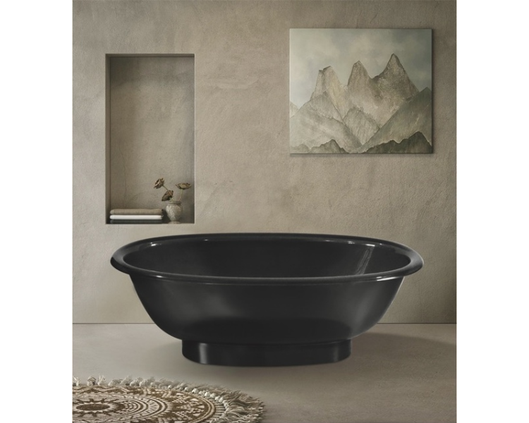 Отдельностоящая ванна Veronis VP-179 Graphite 170x85x58