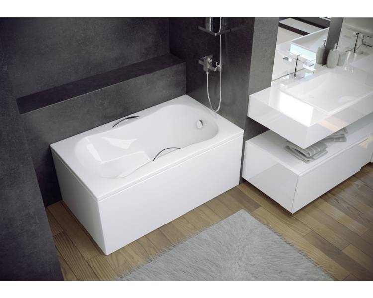 Акрилова ванна BESCO ARIA REHAB 120x70