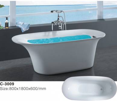 Ванна акриловая Atlantis C 3009