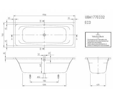 TARGA STYLE VILLEROY & BOCH 170х75 см.