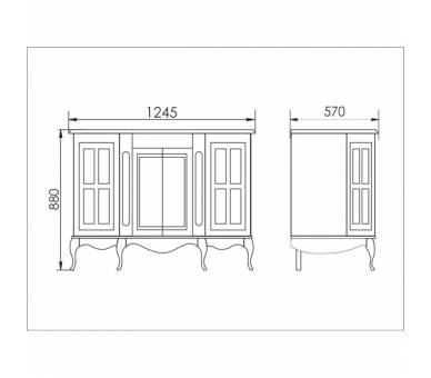 Кабінет Ольвия (атол) Верона 120 скуро